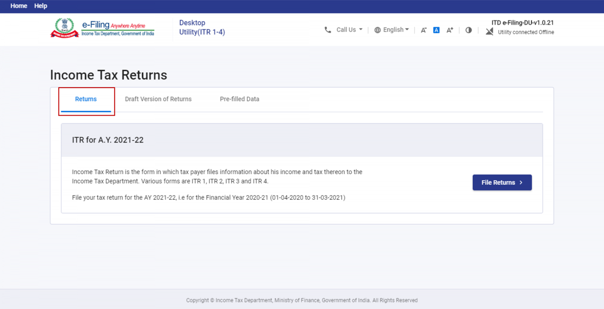 How to download JSON utility for ITR - LegalWiz.in