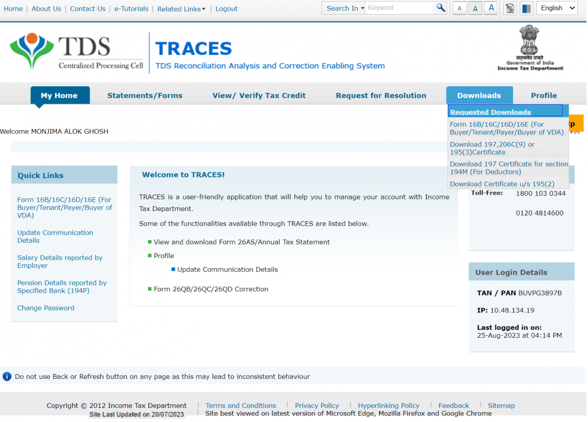 How To Download Form 16D? - LegalWiz.in